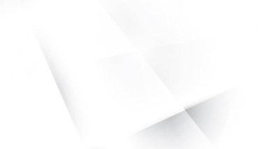 Soyut beyaz ve gri renk, modern tasarım çizgileri geometrik şekilli arka plan. Vektör illüstrasyonu.