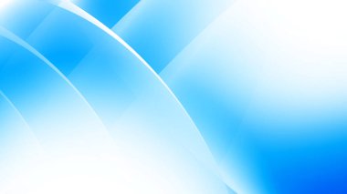 Soyut beyaz ve mavi renk, eğri çizgileri olan modern tasarım çizgileri. Vektör illüstrasyonu.