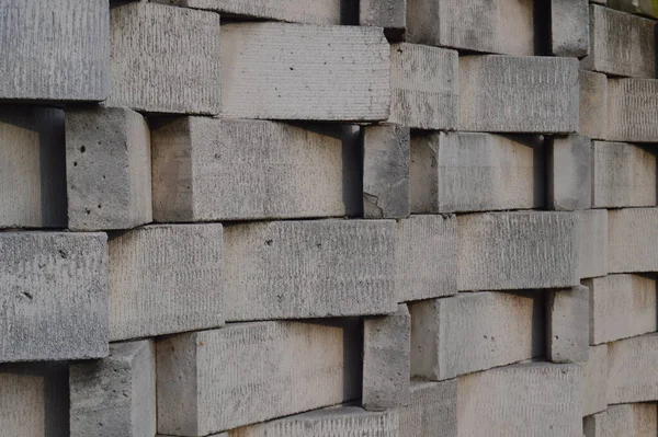 stock image background pattern, shape, texture of walls or walls made of light brick material or white Hebel brick