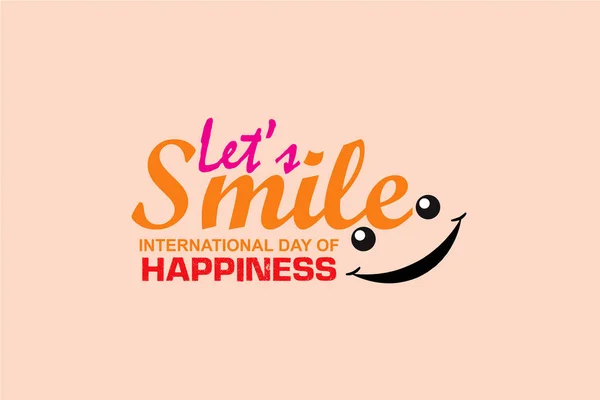 Uśmiechnijmy Się Szczęśliwego Dnia Uśmiechu Uśmiechnięta Ikona Nasza Ukochana Osoba — Zdjęcie stockowe