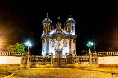 Sao Joao del Rei, Minas Gerais, Brezilya: Sao F 'nin sokak manzarası