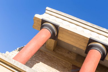 Yunanistan 'ın en büyük adası Girit' teki Knossos Sarayı