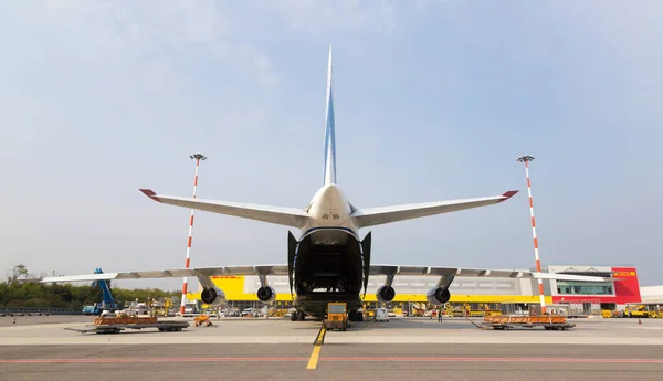 Malpensa Airport Italien September 2021 Die Riesige Antonov 124 100 — Stockfoto