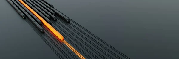 高速鉄道輸送概念 オリジナルの レンダリング — ストック写真