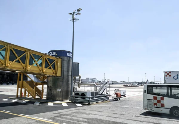 Айрпорт Италия Сирка Июня 2022 Аэропорт Второго Величине Хаба Милана — стоковое фото