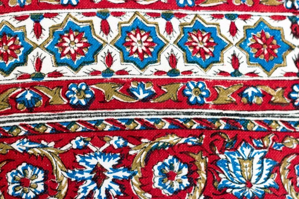 Středního Východu Texturované Tkaniny Kopírovat Prostor Pozadí — Stock fotografie