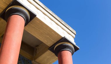 Yunanistan 'ın en büyük adası Girit' teki Knossos Sarayı