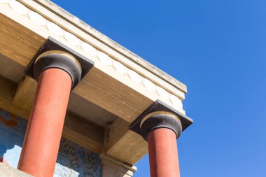 Yunanistan 'ın en büyük adası Girit' teki Knossos Sarayı