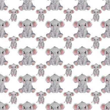 Renkli suluboya filler, çocukların tasarım koleksiyonlarına neşe ve kapris katıyor..