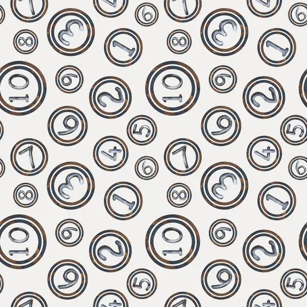 Tekstil baskısı olarak tasarlanmış renkli sayılar, el yapımı, paketleme ve paketleme faaliyetleri için mükemmel..