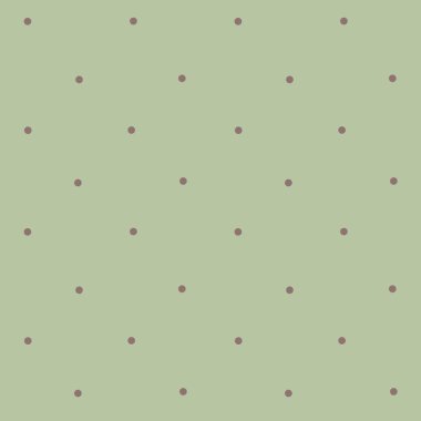 Suluboya polka noktaları yumuşak yeşil arka planda pürüzsüz bir desen oluşturur, kumaş ve ambalaj için idealdir..