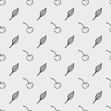 Bu tekstil kumaşı kusursuz bir kiraz ve yaprak deseni içerir. Paketleme ve dekoratif kullanım için mükemmeldir..