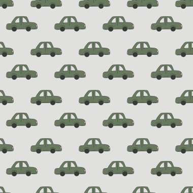 Bu tasarım beyaz arka planda suluboya bebek arabalarının büyüleyici bir tekrarı içerir, kumaş ve ambalaj için mükemmeldir..