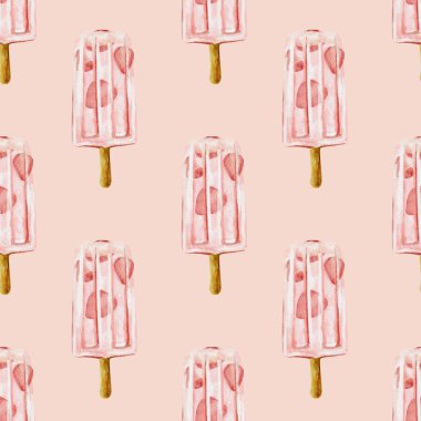 Yumuşak pastel buz kalıbı pembe ve beyaz tasarımlar içerir. Kumaş ve duvar kağıdı tasarımları yapmak için mükemmeldir..