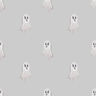 Bu Cadılar Bayramı temalı tasarım, şirin yarasalar ve ruhları kusursuz bir suluboya desenine sahip, şenlikli bir dekor için mükemmel..