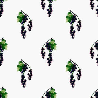 Bu pürüzsüz desen, tekstil ve duvar kağıdı tasarımları için ideal, canlı yapraklı kuşüzsüz kümeler içerir..