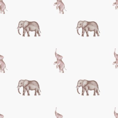 Çeşitli kumaş ve ambalaj kağıdı tasarımları için kusursuz desenli suluboya filler..