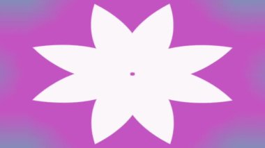 Hareketli çiçek süsüyle güzel animasyon arkaplanı