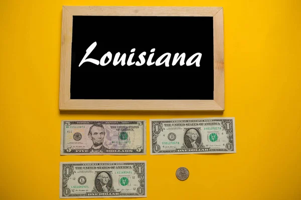 Minimalna Płaca Luizjanie Wynosi Godzinę — Zdjęcie stockowe