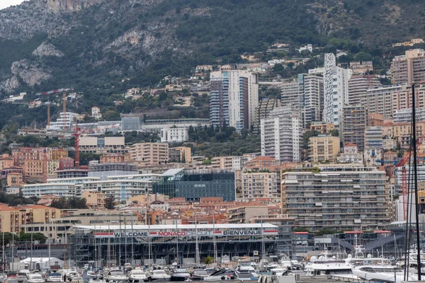 Кондамин Монако Апреля 2023 Года Вид Порт Геркулес Главный Порт — стоковое фото