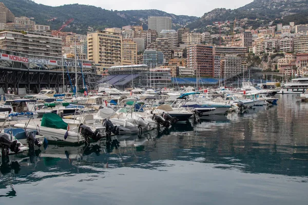 Condamine Monaco Квітня 2023 Вид Порт Геркулес Головний Порт Монако — стокове фото
