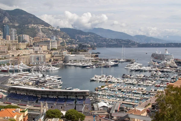 Condamine Monaco April 21St 2023 View Port Hercules Main Port — Stock Photo, Image