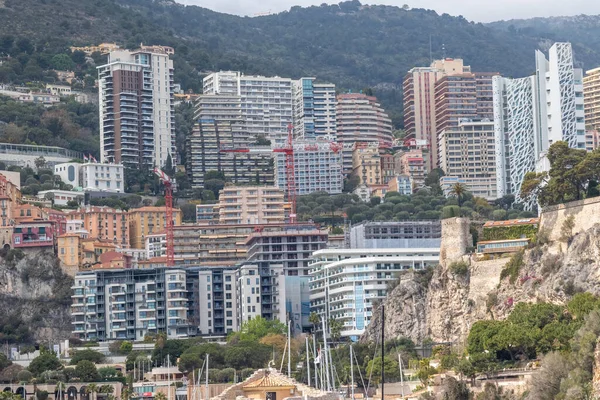 Фонвье Монако Апреля 2023 Года Вид Монако Района Фонвье Монако — стоковое фото