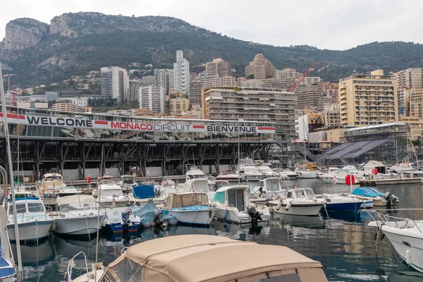 Condamine Monaco April 22Nd 2023 View Port Hercules Main Port — Stock Photo, Image