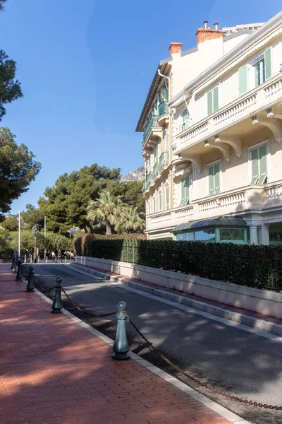 stock image Monaco-Ville, Monaco, April 20th 2023:- Streets in Monaco-Ville, the old town part of the Principality of Monaco