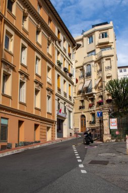 Monako, Monako, 22 Nisan 2023, Monako Prensliği 'nin sokak seviyesini görmek.