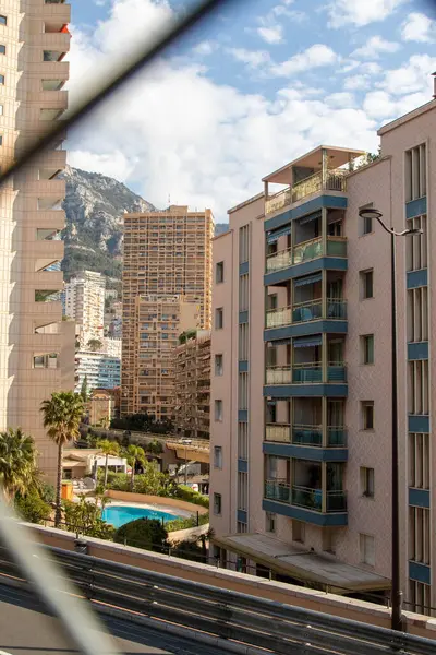 Monako Monako Kwietnia 2023 Budynki Mieszkalne Księstwie Monako — Zdjęcie stockowe