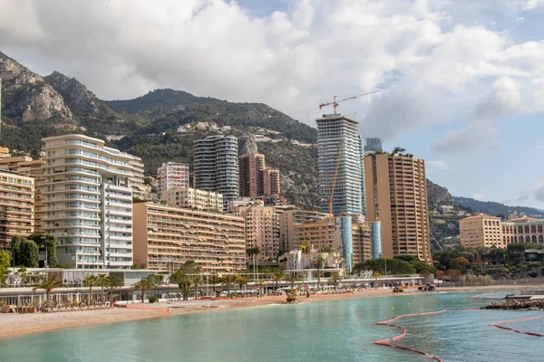 Monaco Monaco April 21St 2023 View Residential Buildings Avenue Princess — Stock Photo, Image