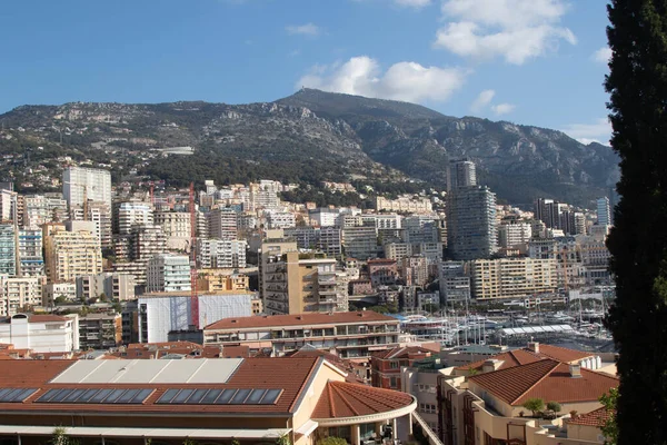 Monako Ville Monako Kwietnia 2023 Widok Dzielnicę Condamine Monako Widok — Zdjęcie stockowe