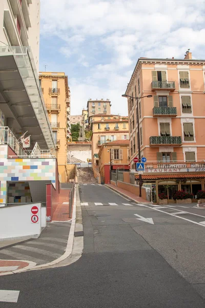 stock image Monaco, Monaco, April 22nd 2023:- A view of street level in the Principality of Monaco