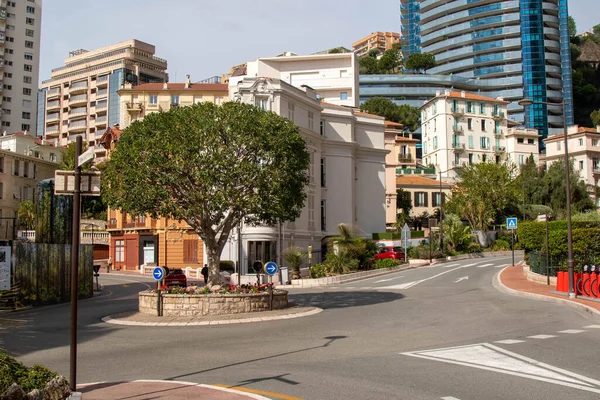 stock image Monaco, Monaco, April 22nd 2023:- A view of street level in the Principality of Monaco