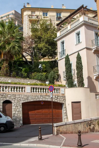 stock image Monaco, Monaco, April 22nd 2023:- A view of residential buildings in the Principality of Monaco