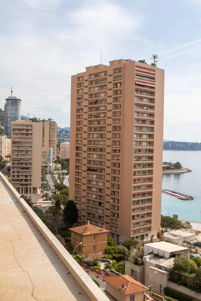 モナコ モナコ 2023年4月22日 プリンセス グレイス通り沿いの住宅建築物の眺め — ストック写真