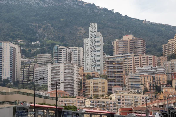 Monaco Monaco April 2023 Bostadsbyggnader Furstendömet Monaco — Stockfoto