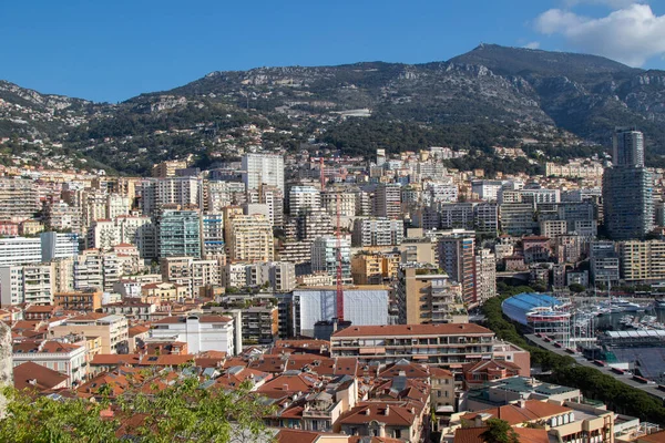 Monaco Ville Monaco April 2023 Över Condamine Ward Monaco Sedd — Stockfoto