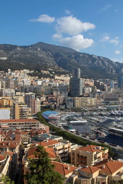 Monaco Ville Monaco April 2023 Över Condamine Ward Monaco Sedd — Stockfoto