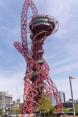 Londra, Birleşik Krallık, 28 Mayıs 203: - 2012 Londra Olimpiyat Oyunları 'nın ev sahibi Kraliçe Elizabeth Olimpiyat Parkı' ndaki Arcelor Mittal Yörüngesi