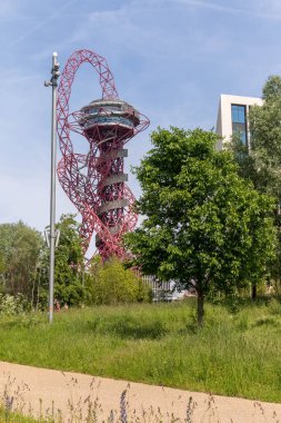 Londra, Birleşik Krallık, 28 Mayıs 203: - 2012 Londra Olimpiyat Oyunları 'nın ev sahibi Kraliçe Elizabeth Olimpiyat Parkı' ndaki Arcelor Mittal Yörüngesi