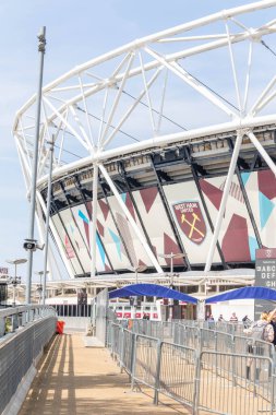 Londra, Birleşik Krallık, 28 Mayıs 203: - Londra Stadyumu, eski Londra 2012 Olimpiyat Stadyumu, şu anda West Ham United Futbol Kulübü 'ne ev sahipliği yapmaktadır.