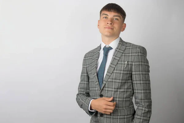 穿西装打领带的年轻创业者 — 图库照片