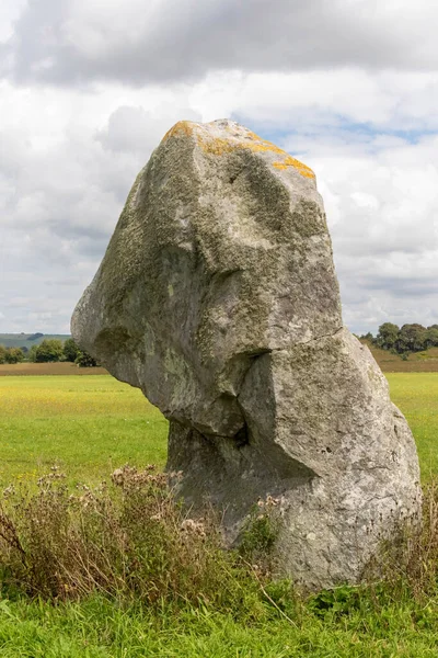 Longstones Adam Och Eva Del Unesco Världsarv Stonehenge Avebury Och — Stockfoto