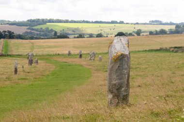 Batı Kennet Bulvarı boyunca uzanan taşlar Avebury Henge 'den çıkan paralel bir hat ve Dünya Mirası Alanının bir parçası.