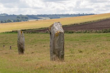 Batı Kennet Bulvarı boyunca uzanan taşlar Avebury Henge 'den çıkan paralel bir hat ve Dünya Mirası Alanının bir parçası.