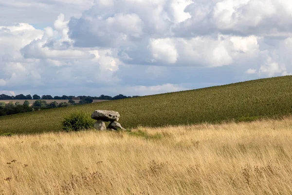 Djävulens Den Neolitiska Monument Nära Världsarvet Avebury Wiltshire Storbritannien — Stockfoto