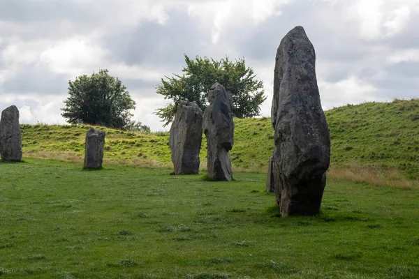 Círculo Piedra Avebury Patrimonio Humanidad Unesco Ubicado Wiltshire Reino Unido — Foto de Stock