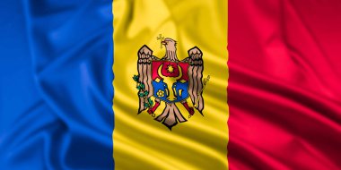 Moldova Cumhuriyeti Bayrağı, bir dalgalanma etkisi ile